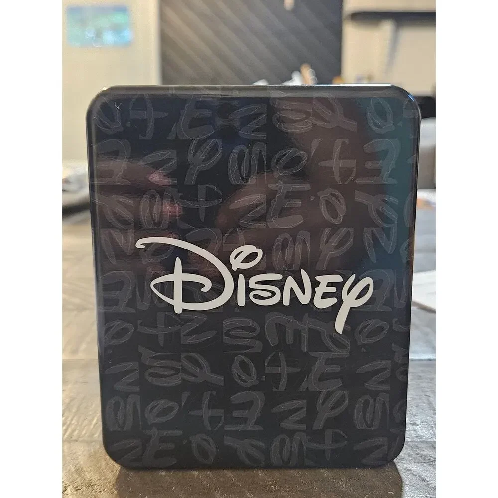 Disney Lilo and Stitch Bifold Wallet NWT Buckle Gift Tin Hawaii Flowers Blue